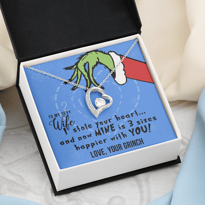 Jewelry gifts To My Sexy Wife, I Stole Your Heart, Heart Pendant Necklace - Belesmé - Memorable Jewelry Gifts