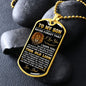 Son - Proud Of You - Military Necklace