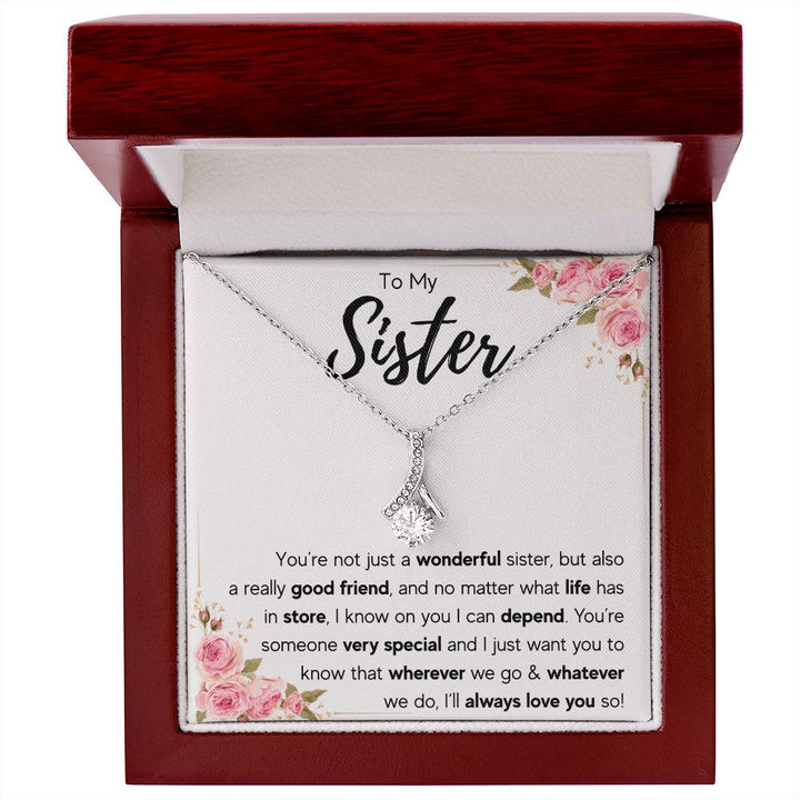 gifts for sister from brother sister birthday little sister jewerly gifts for sister necklace gift set sisters pendant necklace