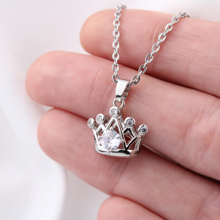 Jewelry gifts Daughter - Never Forget - Crown Necklace - Belesmé - Memorable Jewelry Gifts