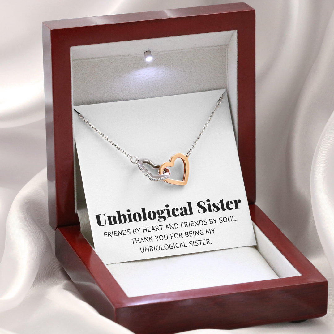 Jewelry gifts Unbilogical Sister - Infinity Love - Interlocking Necklace - Belesmé - Memorable Jewelry Gifts