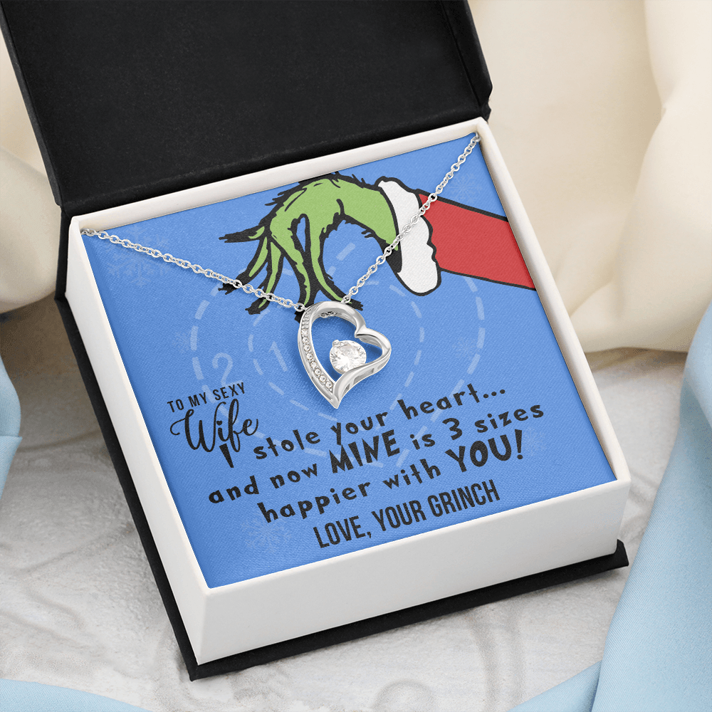 Jewelry gifts To My Sexy Wife, I Stole Your Heart, Heart Pendant Necklace - Belesmé - Memorable Jewelry Gifts 