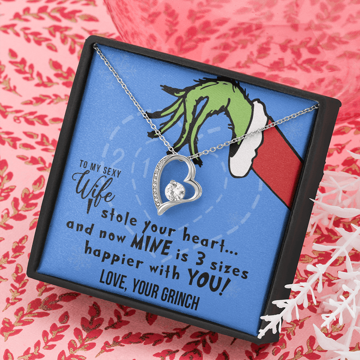 Jewelry gifts To My Sexy Wife, I Stole Your Heart, Heart Pendant Necklace - Belesmé - Memorable Jewelry Gifts 