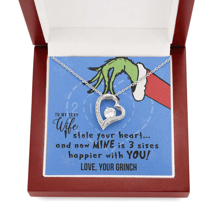 Jewelry gifts To My Sexy Wife, I Stole Your Heart, Heart Pendant Necklace - Belesmé - Memorable Jewelry Gifts 