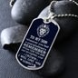 Son - My Wonderful Son - Dog Tag - Military Ball Chain