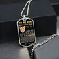 Son - Believe in Yourself - Military Necklace