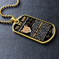 Son - Believe in Yourself - Military Necklace