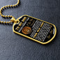 Son - Proud Of You - Military Necklace