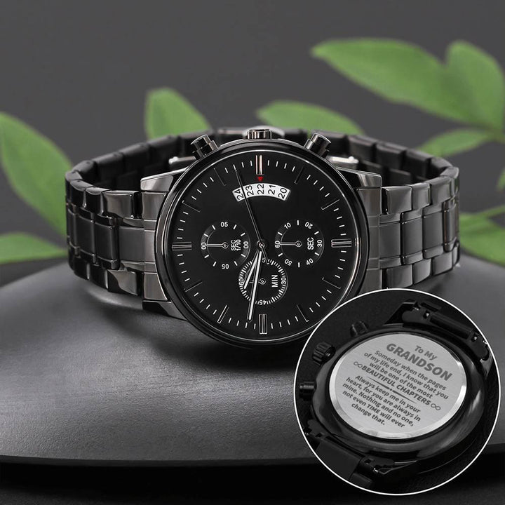 Jewelry gifts Grandson - Beautiful Chapters - Chronograph Watch - Belesmé - Memorable Jewelry Gifts 