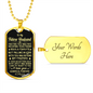 Future Husband - Fate & Choice - Military Necklace