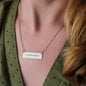 Horizontal Roman Numerals - Necklace
