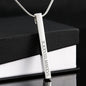 Roman Numeral Vertical - Necklace