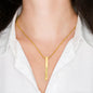 Roman Numeral Vertical - Necklace