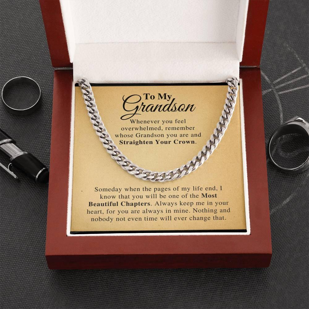 Jewelry gifts Grandson - The Best - Cuban Link Chain - Belesmé - Memorable Jewelry Gifts 