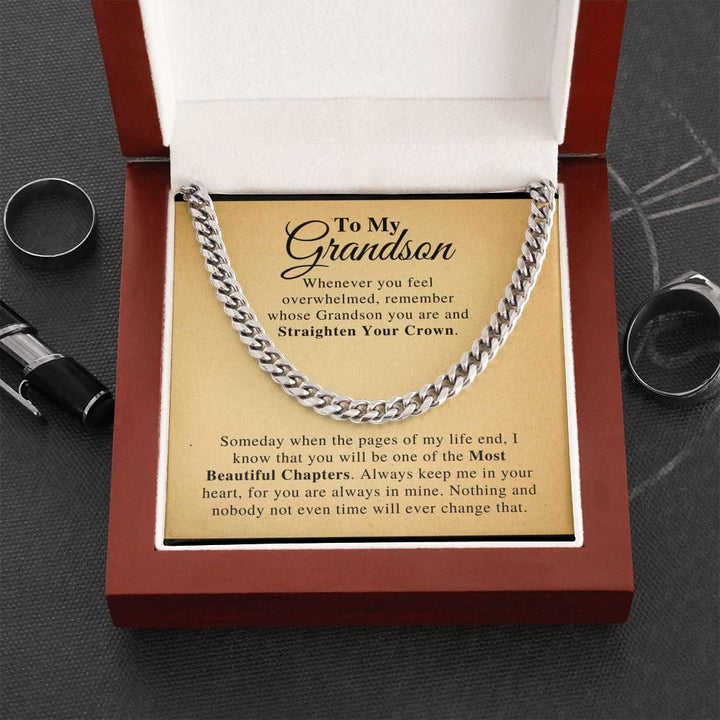 Jewelry gifts Grandson - The Best - Cuban Link Chain - Belesmé - Memorable Jewelry Gifts 