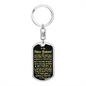 Future Husband - Fate - Dog Tag With Swivel Keychain