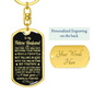 Future Husband - Fate - Dog Tag With Swivel Keychain