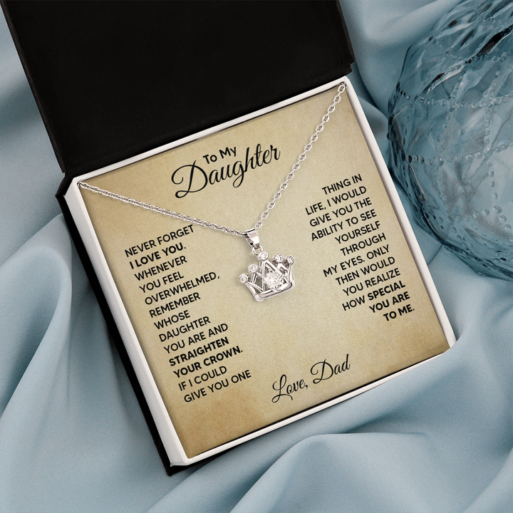 Daughter - Special In Life - Crown Necklace