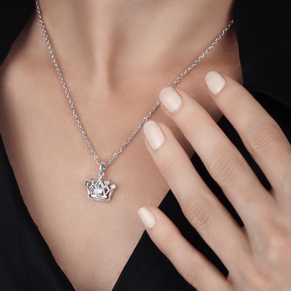 Wife - My Badass Wife - Crown Necklace