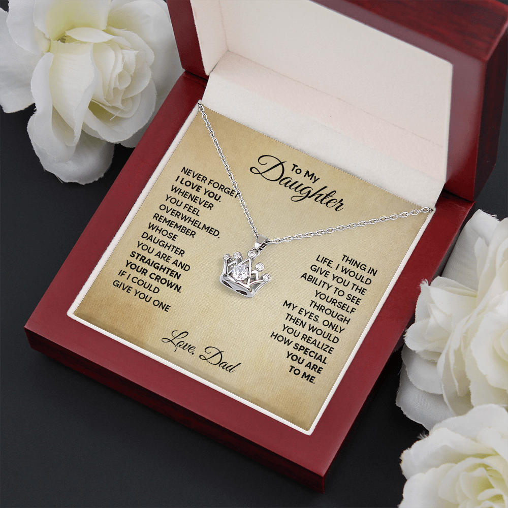Daughter - Special In Life - Crown Necklace