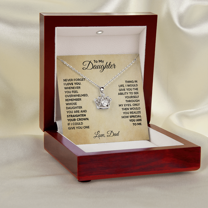 Daughter - Special In Life - Crown Necklace