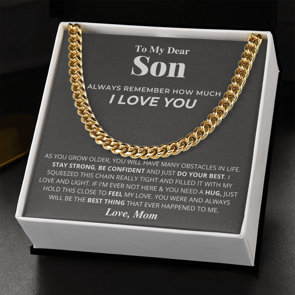 [Almost Sold Out] Son - Confident & Strong - Cuban Link Chain