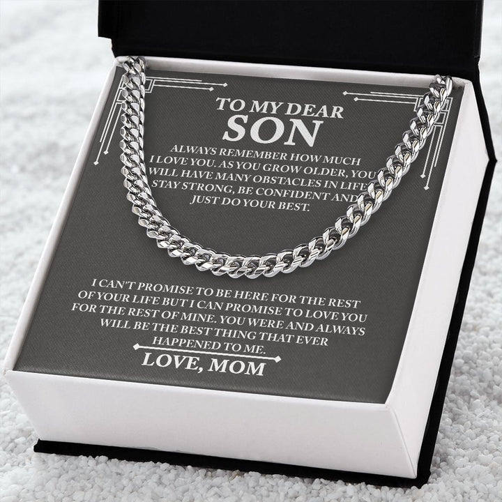[Almost Sold Out] Son - Promise To Love You - Cuban Link Chain