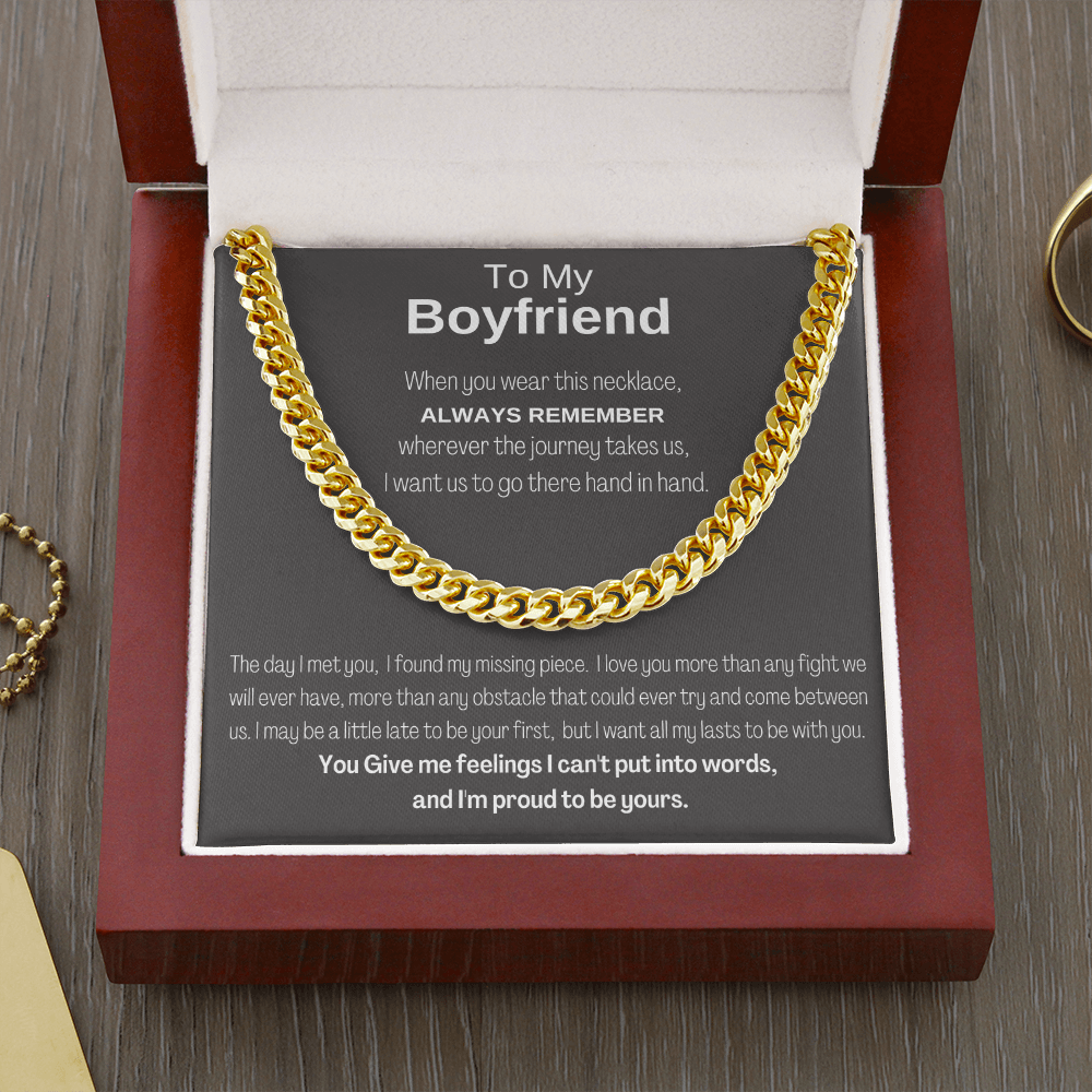 Boyfriend - Hand in Hand - Cuban Link Chain