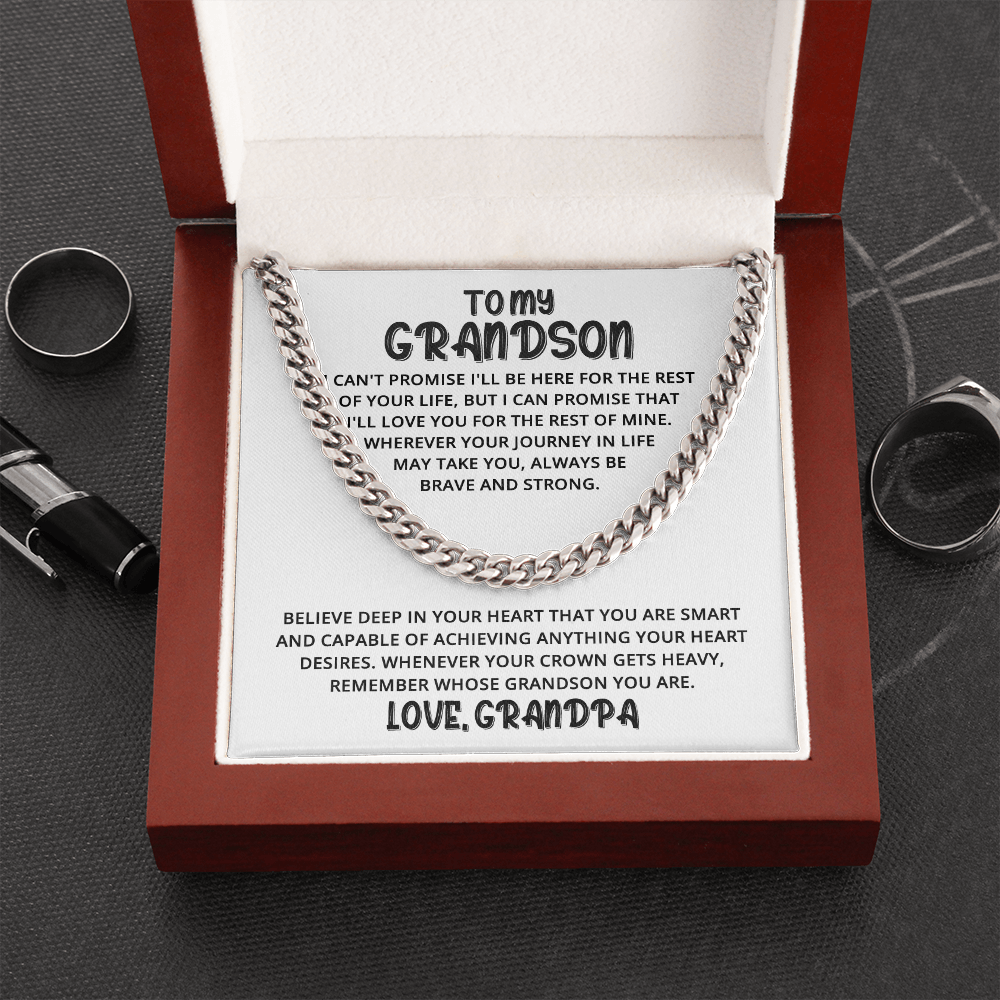 Grandson - Piece Of Heart - Cuban Link Chain
