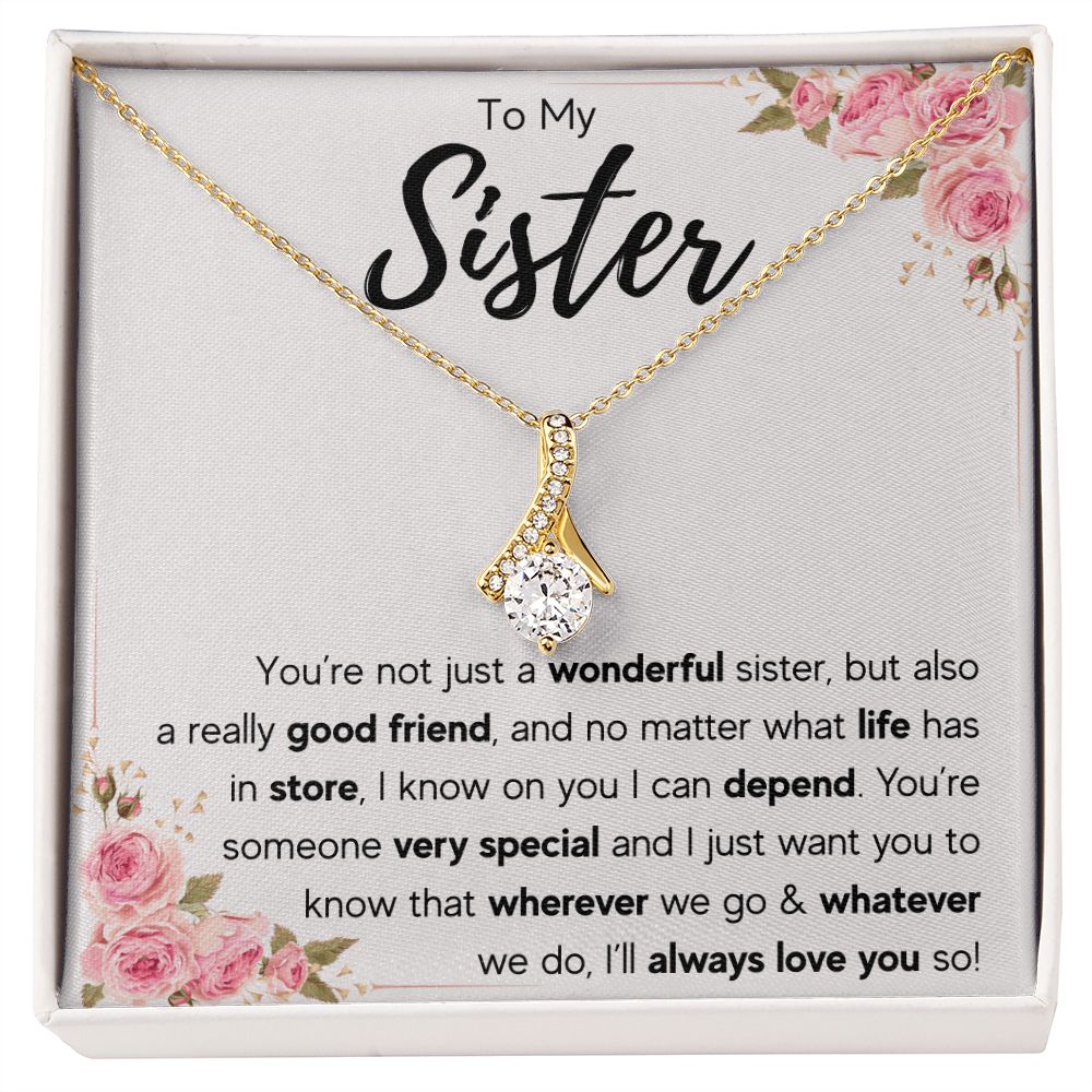 gifts for sister from brother sister birthday little sister jewerly gifts for sister necklace gift set sisters pendant necklace