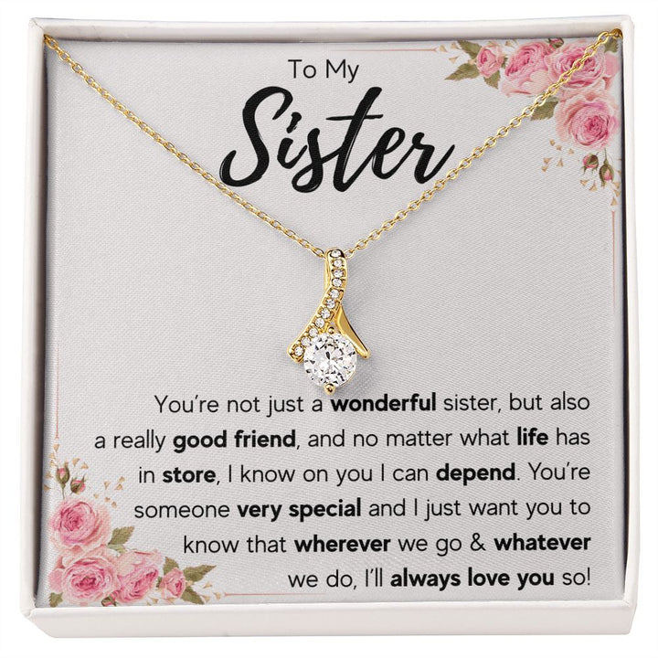gifts for sister from brother sister birthday little sister jewerly gifts for sister necklace gift set sisters pendant necklace