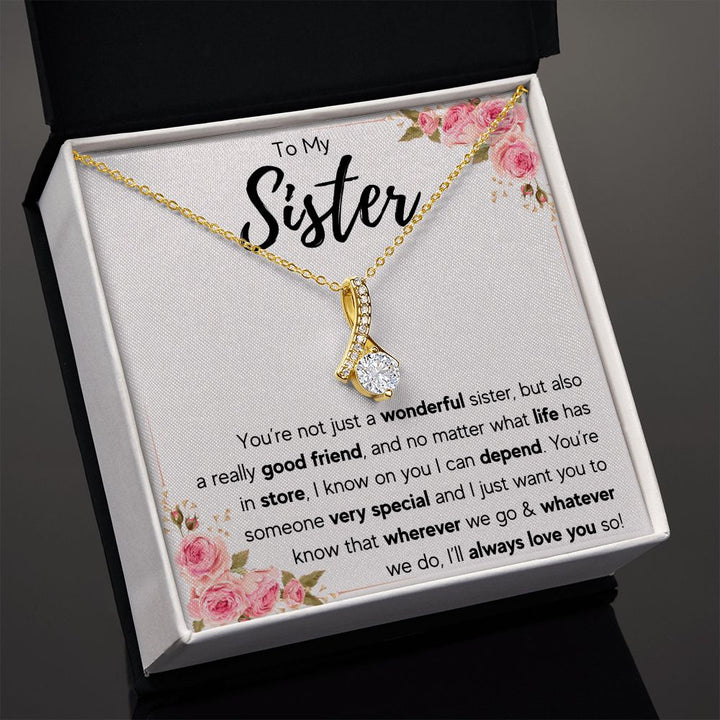 gifts for sister from brother sister birthday little sister jewerly gifts for sister necklace gift set sisters pendant necklace
