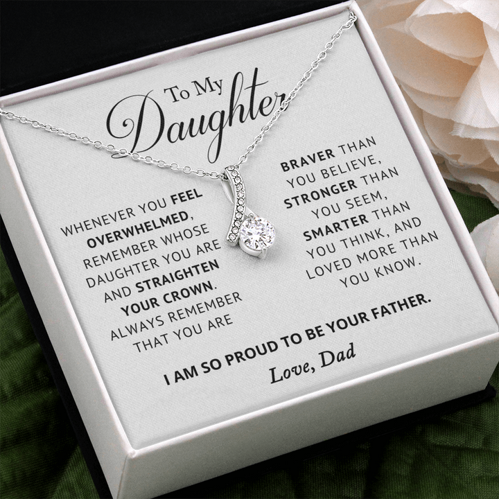 Daughter - Brave & Smart - Alluring Necklace