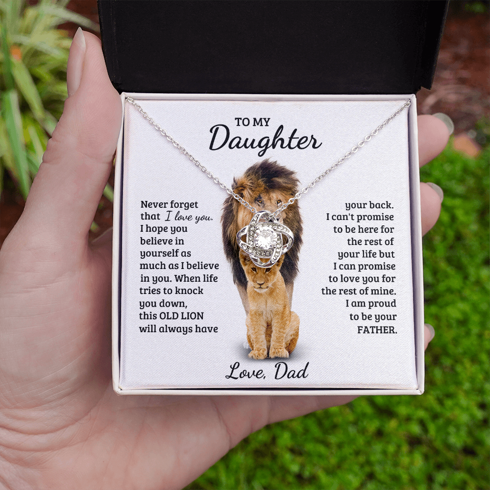 [Almost Sold Out] Daughter - My Life - Love Knot Necklace