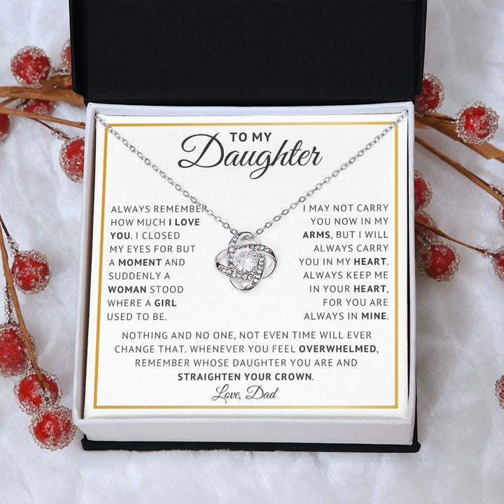 [Almost Sold Out] Daughter - Endless Love - Love Knot Necklace