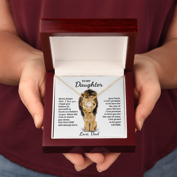 [Almost Sold Out] Daughter - My Life - Love Knot Necklace