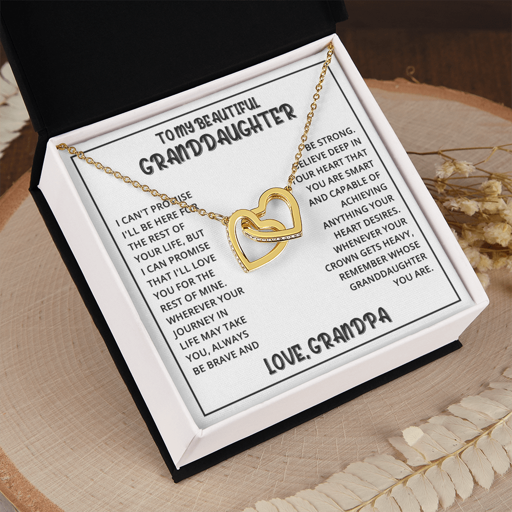 [Almost Sold Out] Granddaughter - Your Crown - Interlocking Hearts Necklace