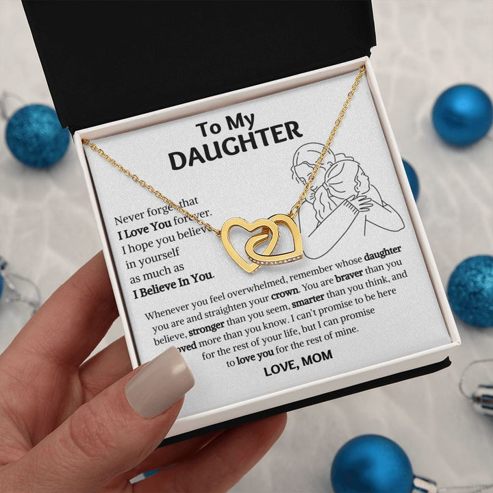 [Almost Sold Out] Daughter - Warm Hug - Interlocking Hearts Necklace