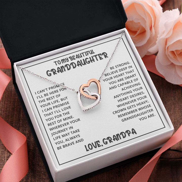 [Almost Sold Out] Granddaughter - Your Crown - Interlocking Hearts Necklace