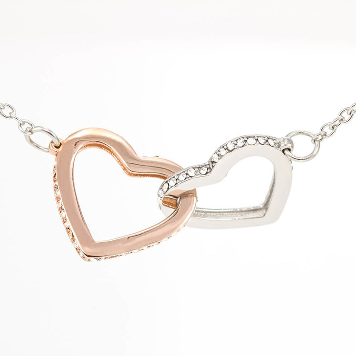 Daughter - Strength - Interlocking Hearts Necklace