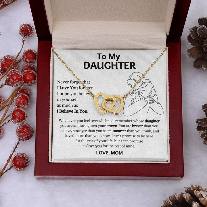 [Almost Sold Out] Daughter - Warm Hug - Interlocking Hearts Necklace