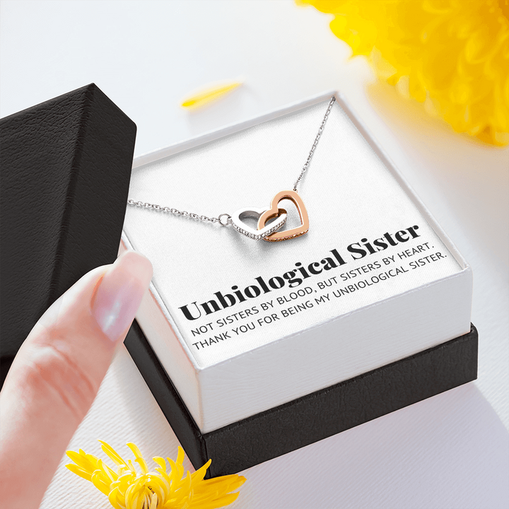 Unbiological Sister - Forever Sisters - Interlocking Necklace