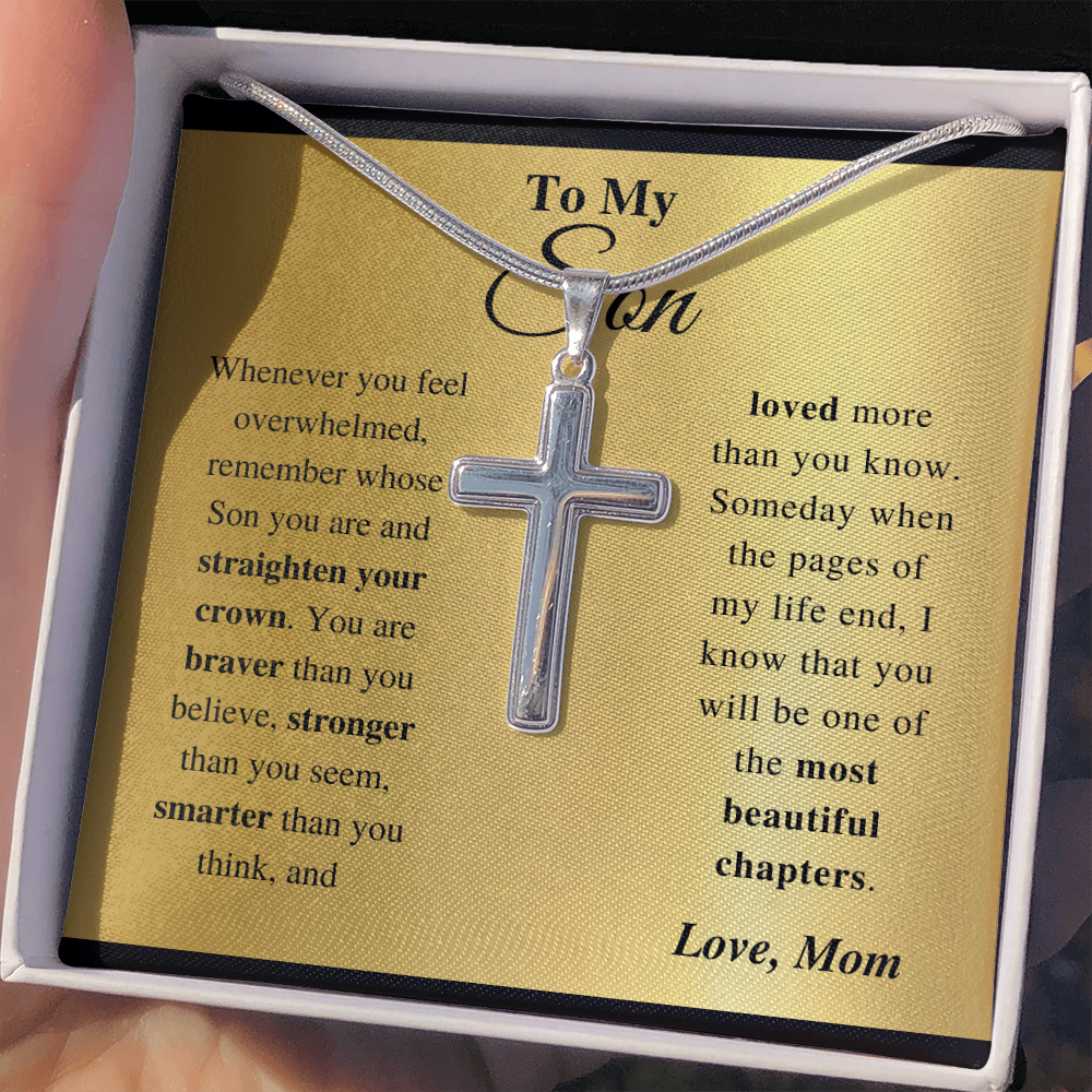 Son - My Life - Cross Gift Necklase