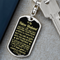 Future Husband - Fate - Dog Tag With Swivel Keychain